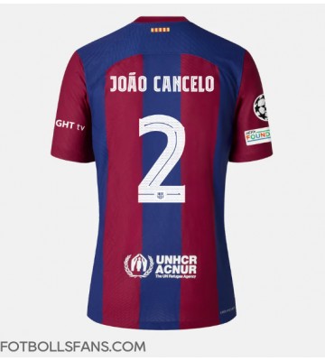 Barcelona Joao Cancelo #2 Replika Hemmatröja 2023-24 Kortärmad